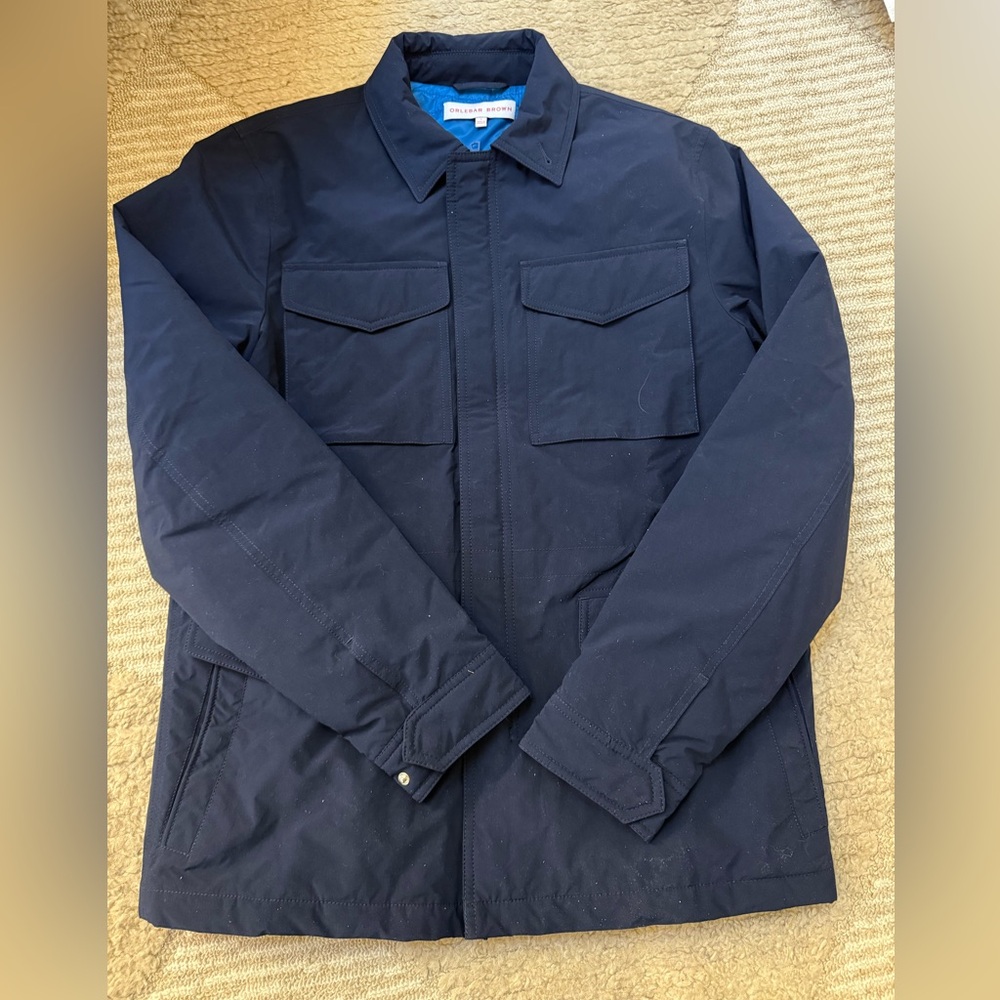 Orlebar Brown Dark Blue Shirt Jacket